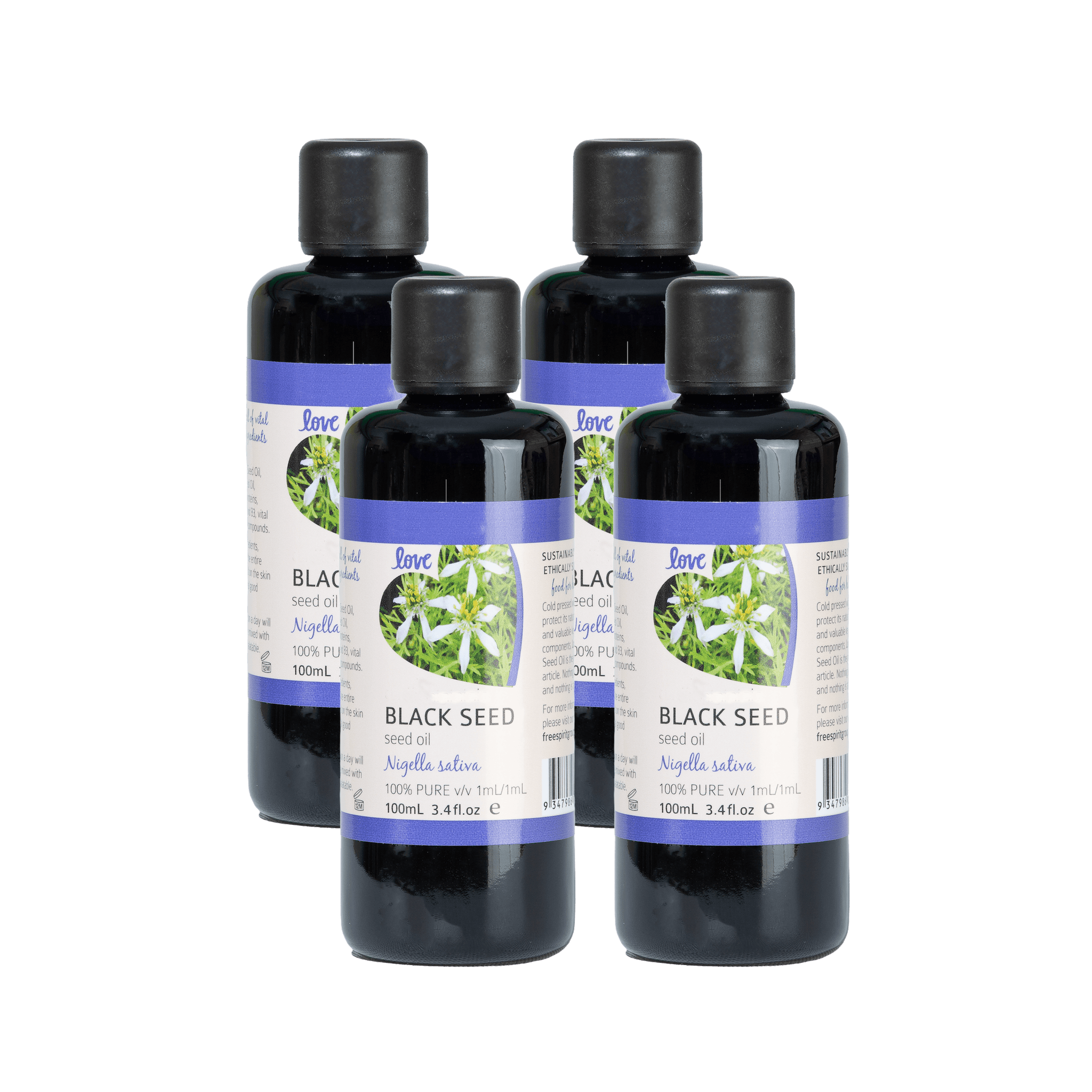 LOVE Certified Organic Black Seed Oil Bundle - Buy 3, Get 4 | latierraorganics | Australia