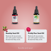 Plump and Glow Duo (Prickly Pear Oil and Rosehip Oil Bundle (2 x 30ml))