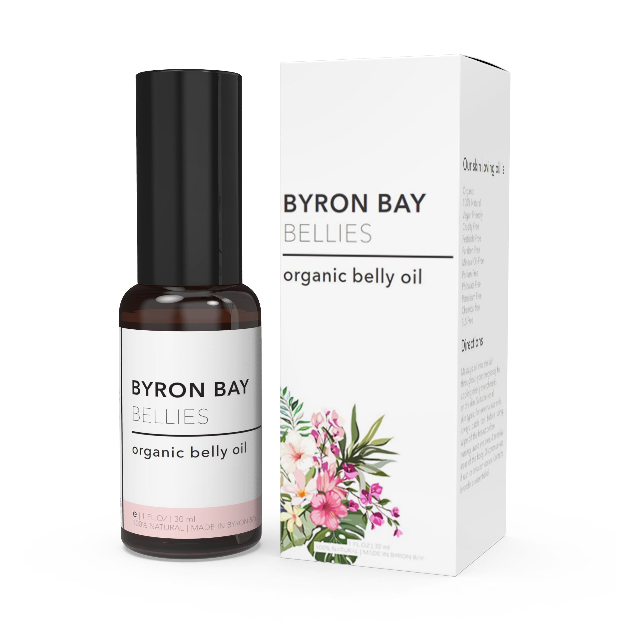 Premium Organic Stretch Mark Belly Oil By Byron Bay Bellies | latierraorganics | Australia